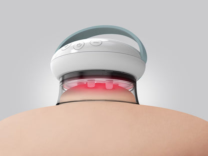 Anti-Cellulite Body Massager with Infrared & 3 Intensities – Multi-Head Suction Massage Device for Slimming & Pain Relief