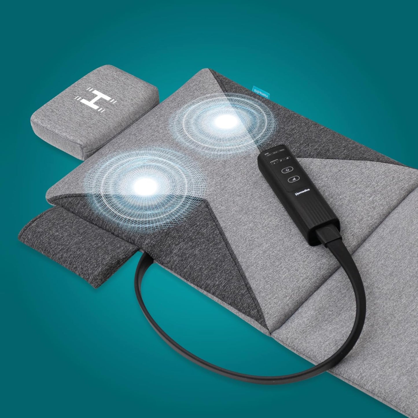 “Daily stretching made effortless.” Folding massage mat for full body stretching