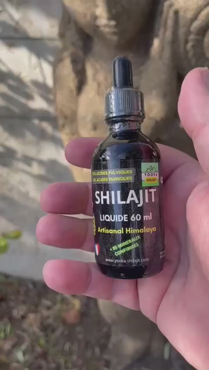 LIQUIDE DE SHILAJIT NATUREL - 60 ML